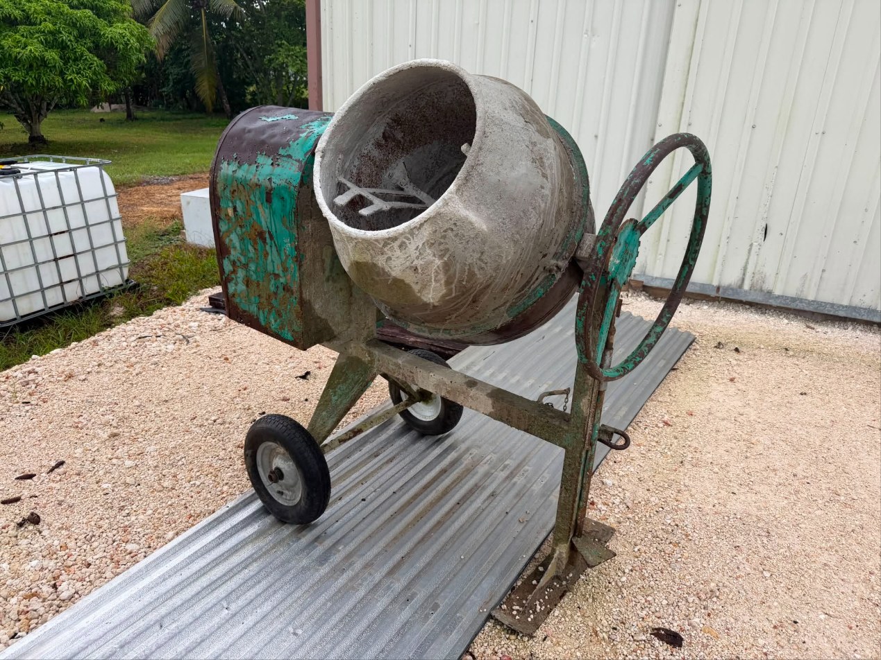 Gas Powered Concrete Mixer